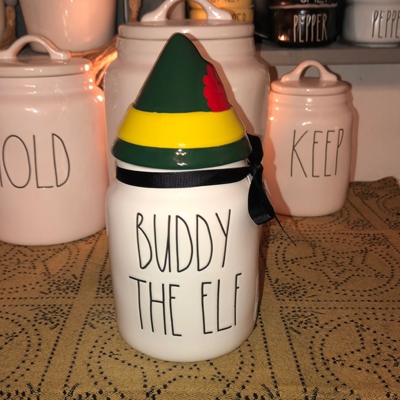Rae Dunn Holiday Rae Dunn Buddy The Elf Baby Canister Elf Poshmark